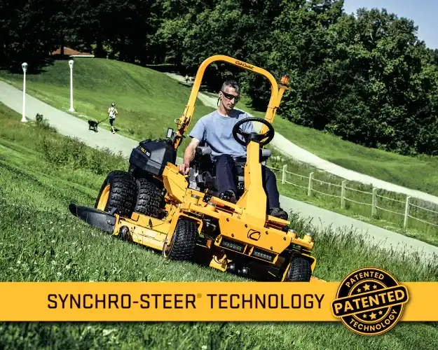 cub cadet pro z 972 side hill mower