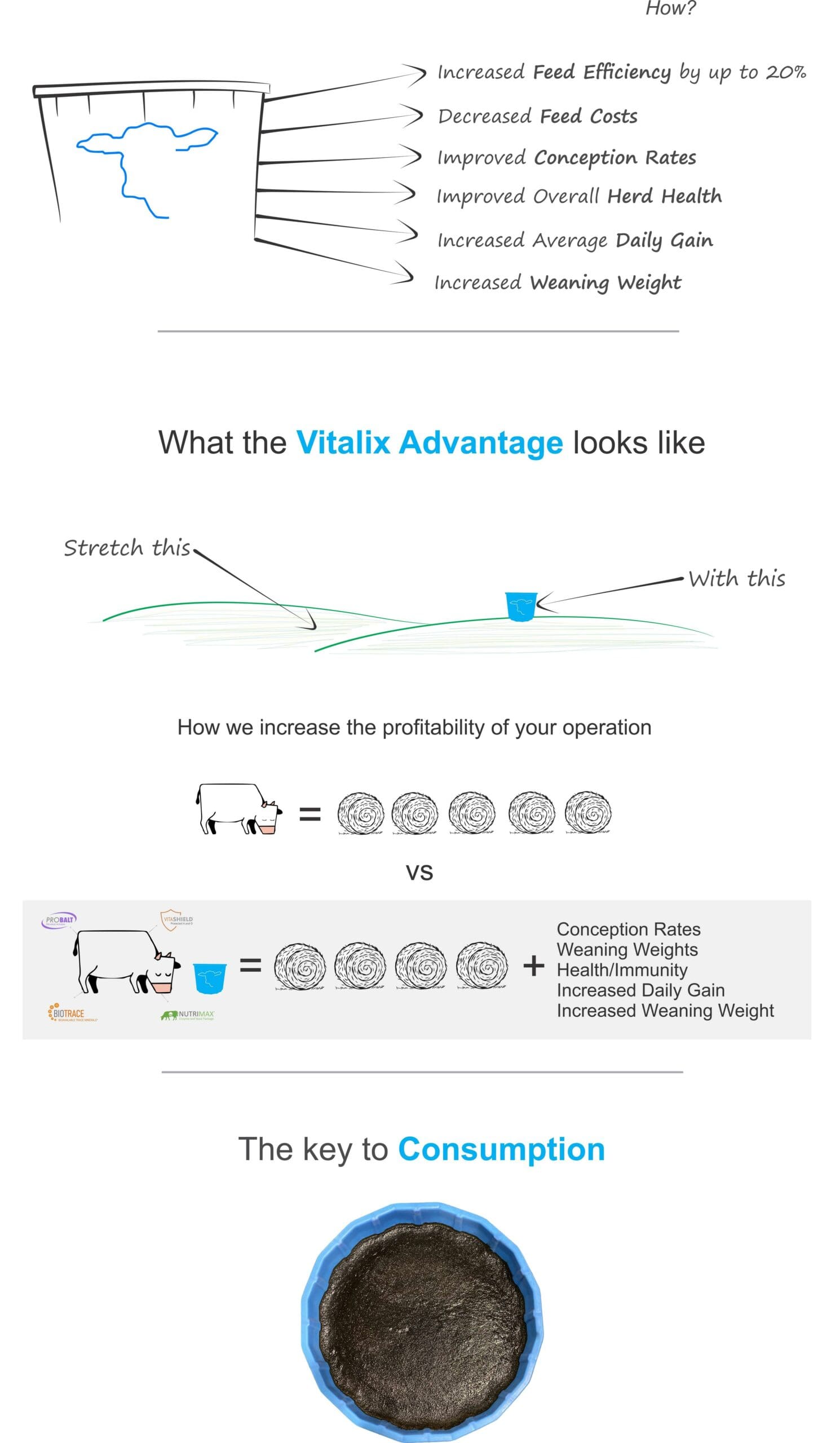 The Vitalix advantage graphic